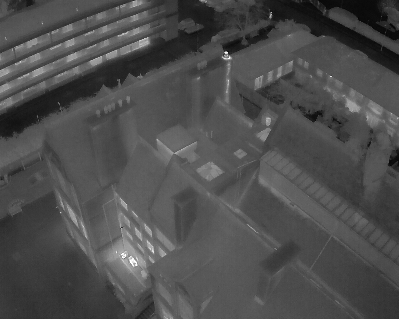 thermal image drone survey